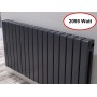 Horizontal 600x1210 Doppellagig Wandheizkörper Anhtrazit Horizontal 600x1210 Doppellagig Wandheizkörper Anhtrazit
