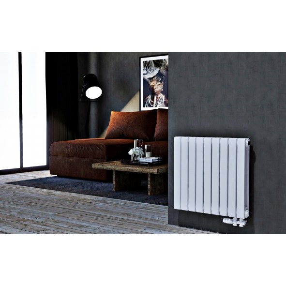 Horizontal 600x650 Doppellagig Wandheizkörper Weiß