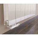600 x 980 mm Aluminium Weiß Horizontal Heizkörper Seiten & Bittelanschluss 600 x 980 mm Aluminium Weiß Horizontal Heizkörper Seiten & Bittelanschluss