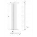 1600 x 536 mm Doppellagig Mittelanschluss Weiß Paneelheizkörper NEU Ellipse Design 1600 x 536 mm Doppellagig Mittelanschluss Weiß Paneelheizkörper NEU Ellipse Design