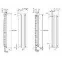 Paneelheizkörper 1800 x 440 Flach Einlagig Anthrazit Paneelheizkörper 1800 x 440 Flach Einlagig Anthrazit