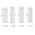 1800 x 636 mm Ein-Triple Mittelanschluss Paneelheizkörper Weiß 1800 x 636 mm Ein-Triple Mittelanschluss Paneelheizkörper Weiß