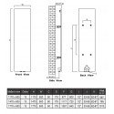 Design Flach Paneelheizkörper Mittelanschluss Slim Heizwand 1470x500 Anthrazit Design Flach Paneelheizkörper Mittelanschluss Slim Heizwand 1470x500 Anthrazit