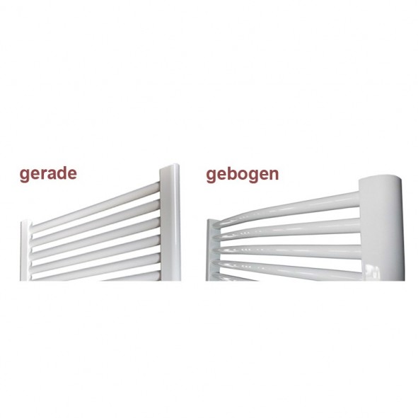 Badheizkörper 1800x600 mm Handtuchheizkörper Anthrazit gebogen Mittelanschluss Badheizkörper 1800x600 mm Handtuchheizkörper Anthrazit gebogen Mittelanschluss