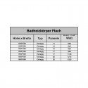 1500 x 450 mm Flach Anthrazit Badheizkörper Handtuchwärmer 1500 x 450 mm Flach Anthrazit Badheizkörper Handtuchwärmer