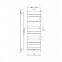 1800 x 600 mm Flach Weiß Badheizkörper Handtuchwärmer 1800 x 600 mm Flach Weiß Badheizkörper Handtuchwärmer