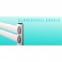 Badheizkörper Handtuchheizkörper 1200x600 mm Weiß Ellipse Badheizkörper Handtuchheizkörper 1200x600 mm Weiß Ellipse