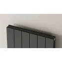 Aluminium Paneelheizkörper CLAUDIO 1800X375 Anthrazit Mittelanschluss Aluminium Paneelheizkörper CLAUDIO 1800X375 Anthrazit Mittelanschluss