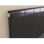 600 x 1260 mm Aluminium Anthrazit Horizontal Heizkörper Seiten & Mittelanschluss 600 x 1260 mm Aluminium Anthrazit Horizontal Heizkörper Seiten & Mittelanschluss