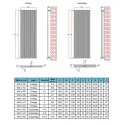 1800 x 590 Ellipse Doppellagig Weiss Mittelanschluss Paneelheizkörper 1800 x 590 Ellipse Doppellagig Weiss Mittelanschluss Paneelheizkörper