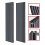 1800 x 560 mm Doppellagig Seitenanschluss Anthrazit (RAL 7016) Paneelheizkörper NEU Ellipse Design 1800 x 560 mm Doppellagig Seitenanschluss Anthrazit (RAL 7016) Paneelheizkörper NEU Ellipse Design