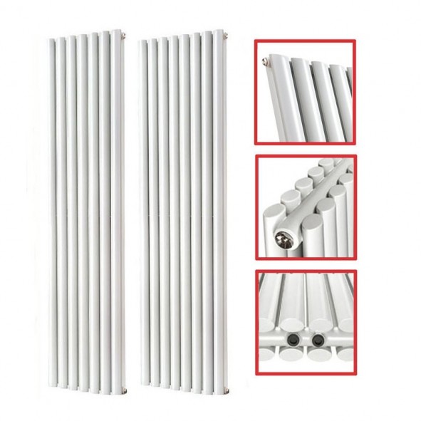 1800 x 436 mm Doppellagig Mittelanschluss Weiß Paneelheizkörper NEU Ellipse Design 1800 x 436 mm Doppellagig Mittelanschluss Weiß Paneelheizkörper NEU Ellipse Design