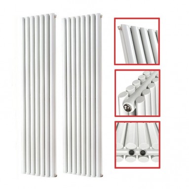 1800 x 536 mm Doppellagig Mittelanschluss Weiß Paneelheizkörper NEU Ellipse Design 1800 x 536 mm Doppellagig Mittelanschluss Weiß Paneelheizkörper NEU Ellipse Design