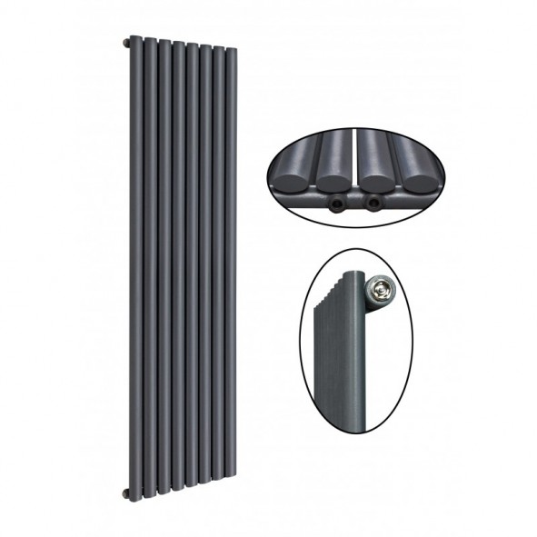 1600 x 536 mm Einlagig Seitenanschluss Anthrazit Paneelheizkörper NEU Ellipse Design 1600 x 536 mm Einlagig Seitenanschluss Anthrazit Paneelheizkörper NEU Ellipse Design