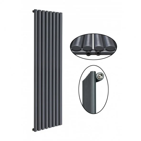 1600 x 536 mm Einlagig Seitenanschluss Anthrazit Paneelheizkörper NEU Ellipse Design 1600 x 536 mm Einlagig Seitenanschluss Anthrazit Paneelheizkörper NEU Ellipse Design
