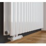 Horizontal Paneelheizkörper 600x1188 Doppellagig Wandheizkörper Heizwand Mittelanschluß Weiß Horizontal Paneelheizkörper 600x1188 Doppellagig Wandheizkörper Heizwand Mittelanschluß Weiß