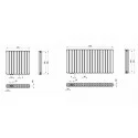 Horizontal Paneelheizkörper 600x594 Doppellagig Wandheizkörper Heizwand Mittelanschluß Weiß Horizontal Paneelheizkörper 600x594 Doppellagig Wandheizkörper Heizwand Mittelanschluß Weiß