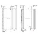 Paneelheizkörper 1800 x 514 Flach Doppellagig Anthrazit Paneelheizkörper 1800 x 514 Flach Doppellagig Anthrazit