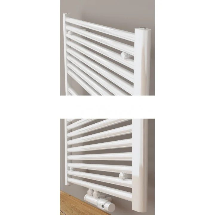 1800x600 mm 25mm Profil Weiß Gerade Badheizkörper Mittelanschluss 1800x600 mm 25mm Profil Weiß Gerade Badheizkörper Mittelanschluss