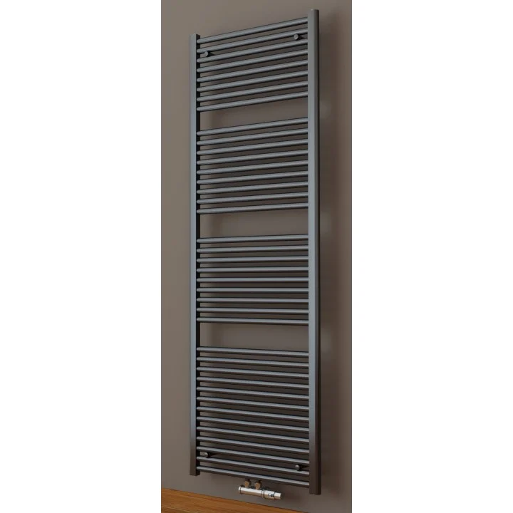 1800 x 600 mm 25mm Profil Gerade Anthrazit Badheizkörper Mittelanschluss 1800 x 600 mm 25mm Profil Gerade Anthrazit Badheizkörper Mittelanschluss