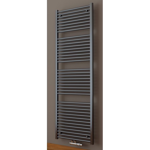 1800 x 600 mm 25mm Profil Gerade Anthrazit Badheizkörper Mittelanschluss 1800 x 600 mm 25mm Profil Gerade Anthrazit Badheizkörper Mittelanschluss