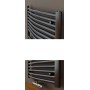 1800x600 mm 25mm Profil Gebogen Anthrazit Badheizkörper Mittelanschluss 1800x600 mm 25mm Profil Gebogen Anthrazit Badheizkörper Mittelanschluss