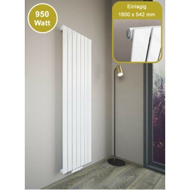 1600x 526 Flach Einlagig Weiß Mittelanschluss Paneelheizkörper 1600x 526 Flach Einlagig Weiß Mittelanschluss Paneelheizkörper
