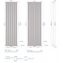 Paneelheizkörper 1800x490 Radfin-Diamond Weiß Mittelanschluss Paneelheizkörper 1800x490 Radfin-Diamond Weiß Mittelanschluss