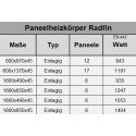 Paneelheizkörper 1800x490 Radfin-Diamond Weiß Mittelanschluss Paneelheizkörper 1800x490 Radfin-Diamond Weiß Mittelanschluss