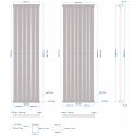 Paneelheizkörper 1800x490 Radfin-Diamond Anthrazit Mittelanschluss Paneelheizkörper 1800x490 Radfin-Diamond Anthrazit Mittelanschluss