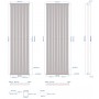 Paneelheizkörper 1800x490 Radfin-Diamond Anthrazit Seitenanschluss Paneelheizkörper 1800x490 Radfin-Diamond Anthrazit Seitenanschluss
