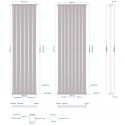 Paneelheizkörper 1800x650 Radfin-Diamond Anthrazit Seitenanschluss Paneelheizkörper 1800x650 Radfin-Diamond Anthrazit Seitenanschluss