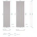 Paneelheizkörper 1600x650 Radfin-Diamond Weiß Seitenanschluss Paneelheizkörper 1600x650 Radfin-Diamond Weiß Seitenanschluss