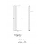 1600 x 400 mm Doppellagig Mittelanschluss Anthrazit Paneelheizkörper NEU Ellipse Design 1600 x 400 mm Doppellagig Mittelanschluss Anthrazit Paneelheizkörper NEU Ellipse Design