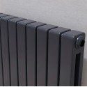 Vertikal 1800x440 Doppellagig Wandheizkörper Anhtrazit Vertikal 1800x440 Doppellagig Wandheizkörper Anhtrazit