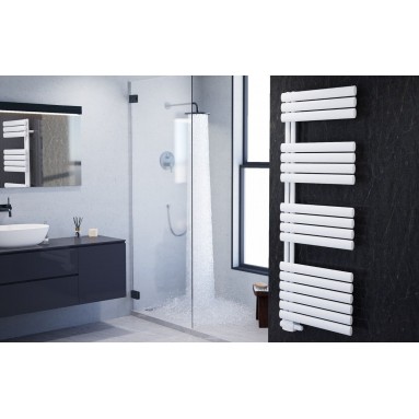 Ellipse Design Badheizkörper Handtuchwärmer Mittelanschluss Weiss 1564x600mm Ellipse Design Badheizkörper Handtuchwärmer Mittelanschluss Weiss 1564x600mm