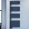 Ellipse Design Badheizkörper Handtuchwärmer Mittelanschluss Anthrazit 1564x600mm Ellipse Design Badheizkörper Handtuchwärmer Mittelanschluss Anthrazit 1564x600mm