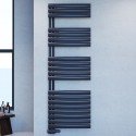 Ellipse Design Badheizkörper Handtuchwärmer Mittelanschluss Anthrazit 1768x600mm Ellipse Design Badheizkörper Handtuchwärmer Mittelanschluss Anthrazit 1768x600mm