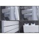 Flach Design Badheizkörper Handtuchwärmer Mittelanschluss Weiß 1576x600mm