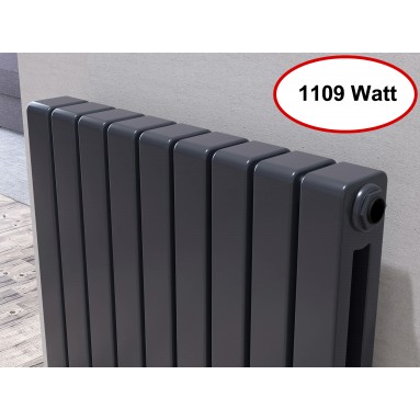 Horizontal 600x650 Doppellagig Wandheizkörper Anhtrazit Horizontal 600x650 Doppellagig Wandheizkörper Anhtrazit