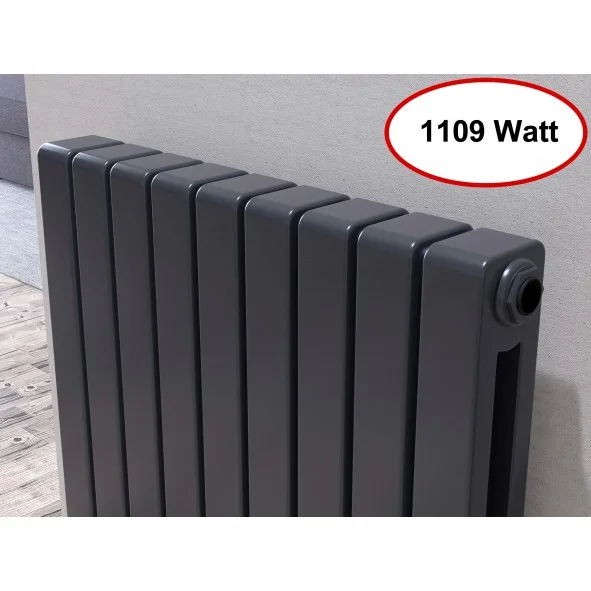 Horizontal 600x650 Doppellagig Wandheizkörper Anhtrazit Horizontal 600x650 Doppellagig Wandheizkörper Anhtrazit
