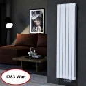 Vertikal 1800x440 Doppellagig Wandheizkörper Weiß Vertikal 1800x440 Doppellagig Wandheizkörper Weiß
