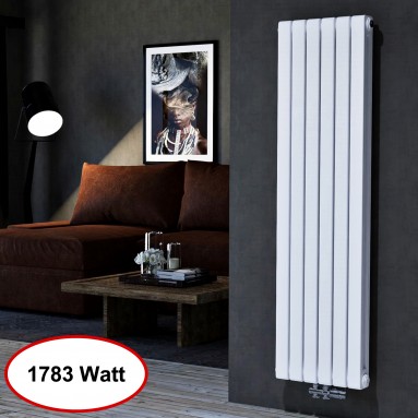 Vertikal 1800x440 Doppellagig Wandheizkörper Weiß Vertikal 1800x440 Doppellagig Wandheizkörper Weiß