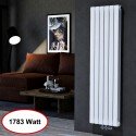 Vertikal 1800x440 Doppellagig Wandheizkörper Weiß Vertikal 1800x440 Doppellagig Wandheizkörper Weiß