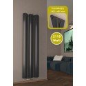1800x489 mm Doppel-Triple Seitenanschluss Paneelheizkörper Anthrazit 1800x489 mm Doppel-Triple Seitenanschluss Paneelheizkörper Anthrazit