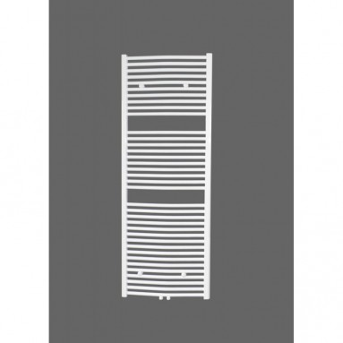 Badheizkörper 1600x500 mm Handtuchheizkörper Weiß gebogen Mittelanschluss