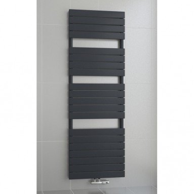 1200 x 600 mm Flach Anthrazit Badheizkörper Handtuchwärmer Mittelanschluss 1200 x 600 mm Flach Anthrazit Badheizkörper Handtuchwärmer Mittelanschluss
