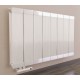 600 x 1260 mm Aluminium Weiß Horizontal Heizkörper Seiten & Mittelanschluss 600 x 1260 mm Aluminium Weiß Horizontal Heizkörper Seiten & Mittelanschluss