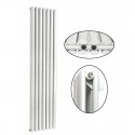 1800 x 436 mm Doppellagig Mittelanschluss Weiß Paneelheizkörper NEU Ellipse Design