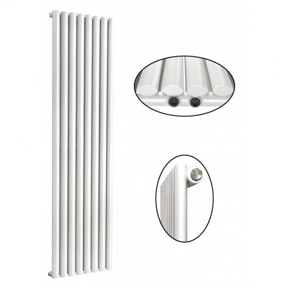 1600 x 536 mm Einlagig Seitenanschluss Paneelheizkörper NEU Ellipse Design